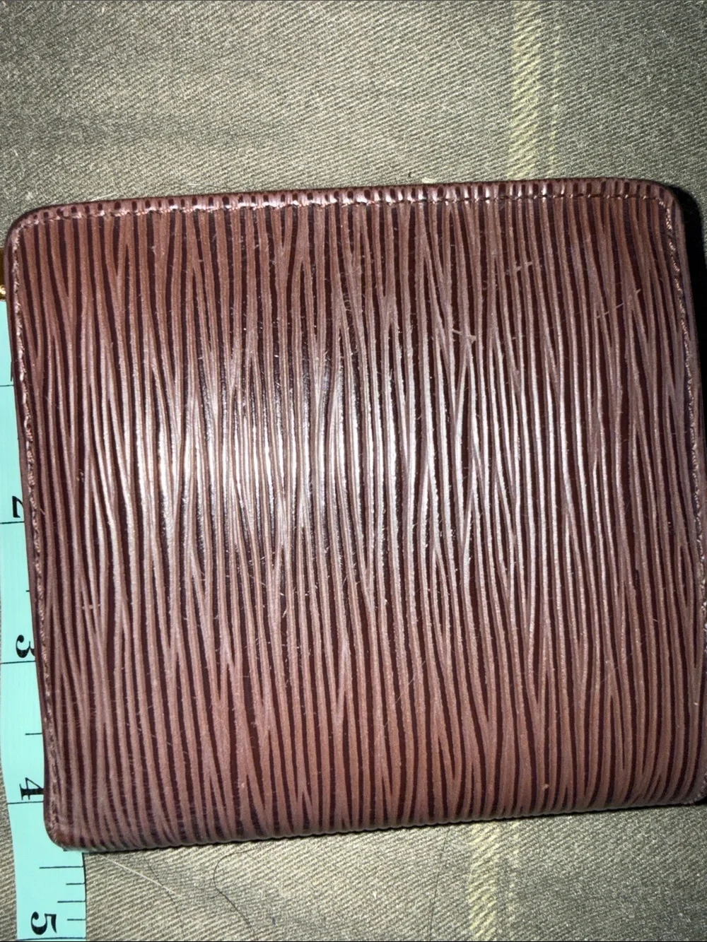 Louis Vuitton Brown EPI Leather Bifold Wallet